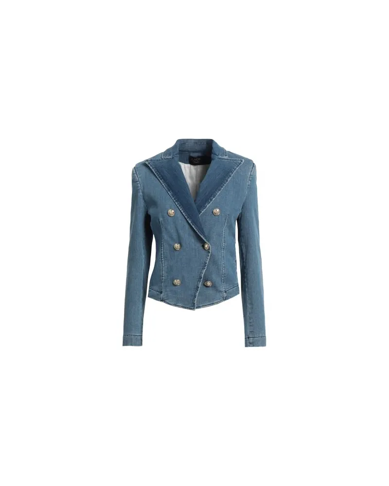 Kaos JACKEN & MÄNTEL - Jeansjacken/Mäntelauf YOOX.COM Blau