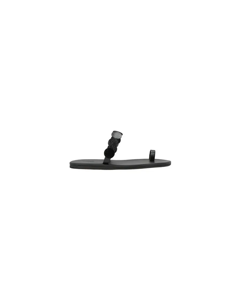 Ancient Greek Sandals SCHUHE - Zehentrennerauf YOOX.COM Schwarz