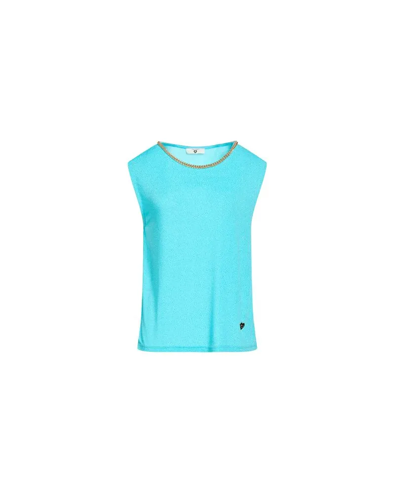 Twin-Set TOPS - Topsauf YOOX.COM Azurblau