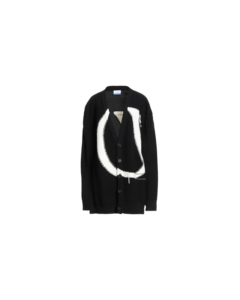 OFF-WHITE STRICKWAREN - Strickjackenauf YOOX.COM Schwarz