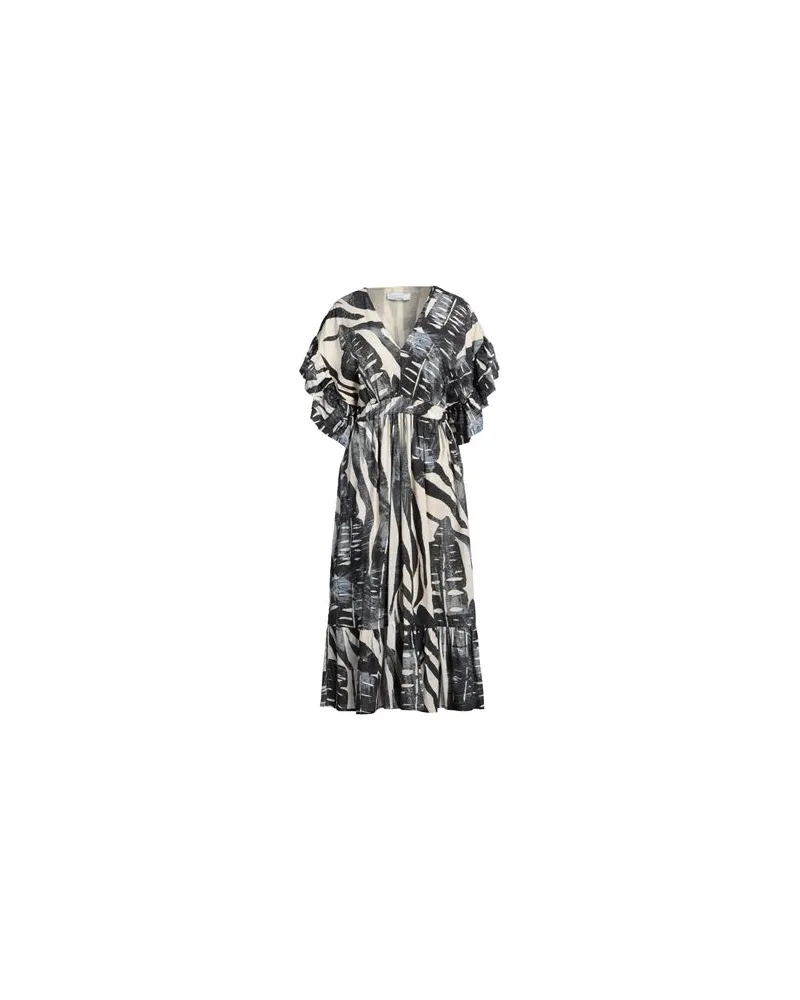 Kaos KLEIDER - Midi-Kleiderauf YOOX.COM Braungrau