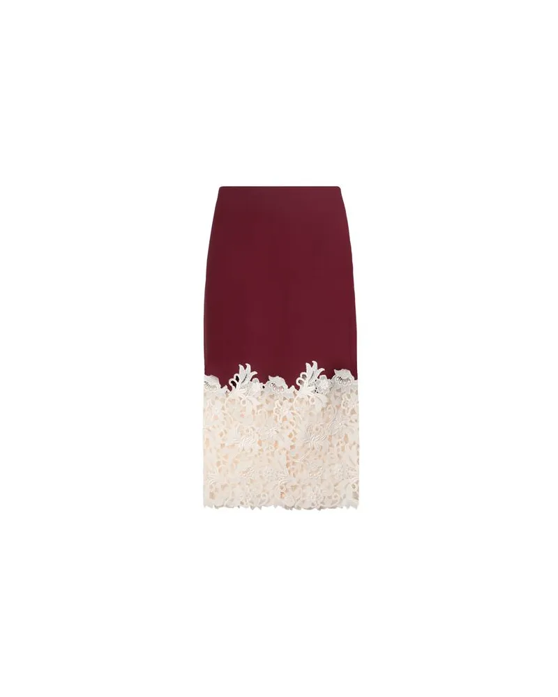Valentino Garavani HOSEN & RÖCKE - Midi-Röckeauf YOOX.COM Bordeaux