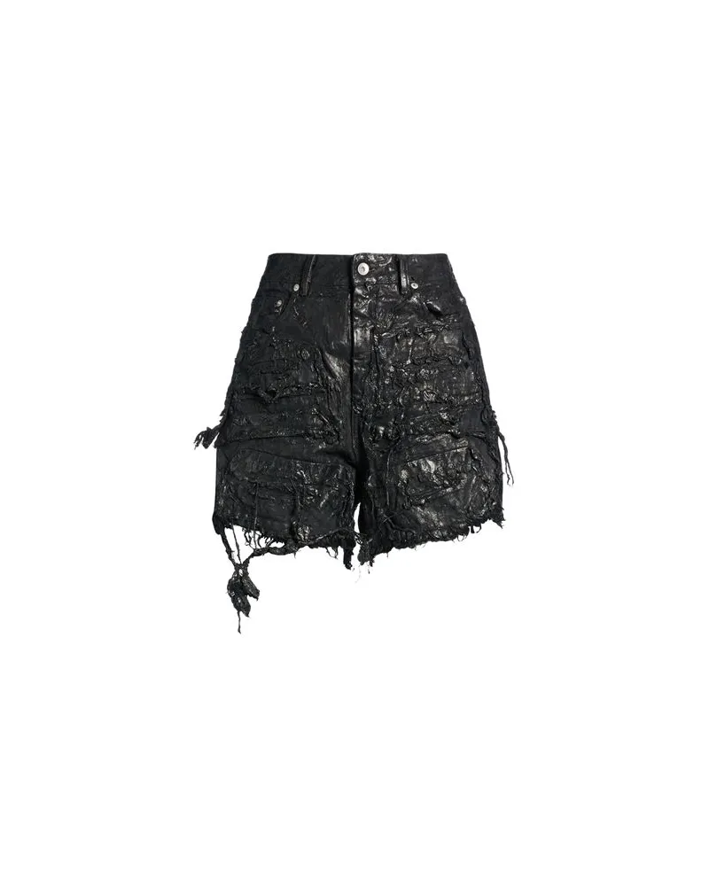 Rick Owens HOSEN & RÖCKE - Jeansshortsauf YOOX.COM Schwarz