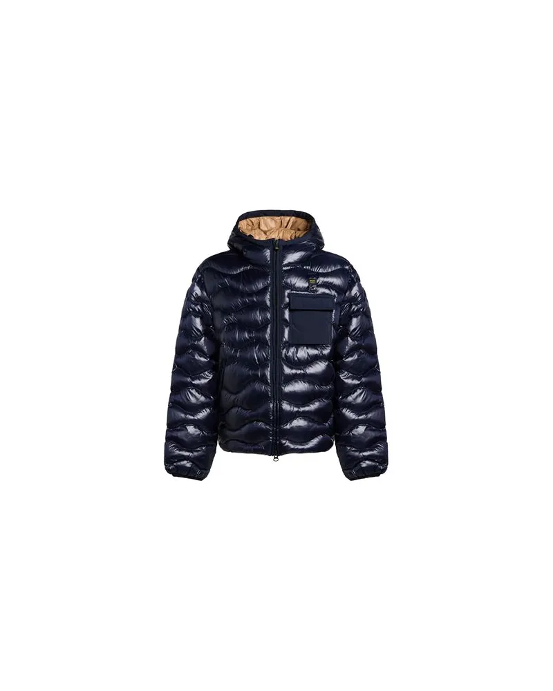 Blauer JACKEN & MÄNTEL - Pufferjacken & Daunenjackenauf YOOX.COM Nachtblau