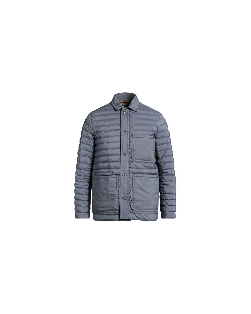 MOORER JACKEN & MÄNTEL - Pufferjacken & Daunenjackenauf YOOX.COM Taubenblau