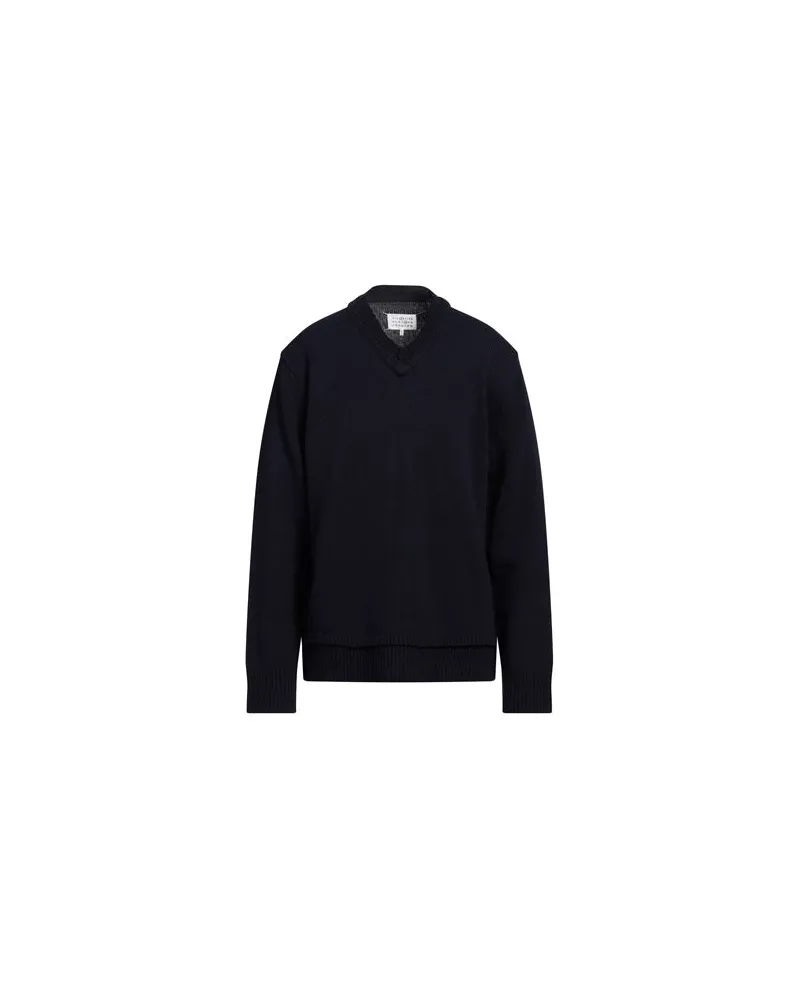 Maison Margiela STRICKWAREN - Pulloverauf YOOX.COM Nachtblau