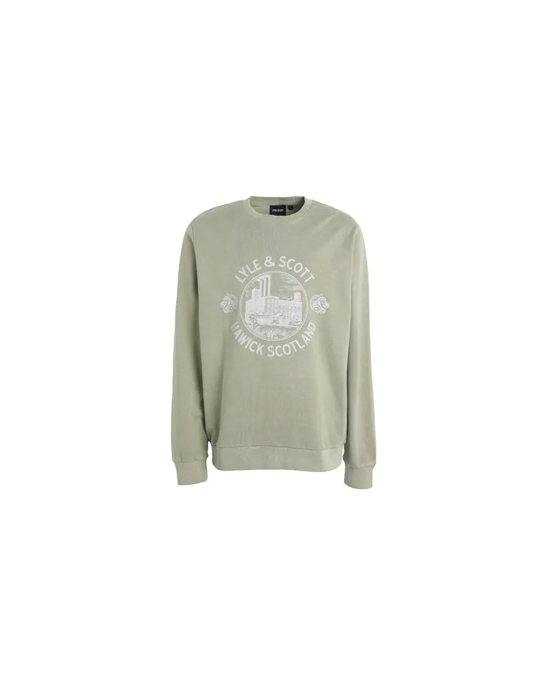 Lyle & Scott TOPS - Sweatshirtsauf YOOX.COM Salbeigrün