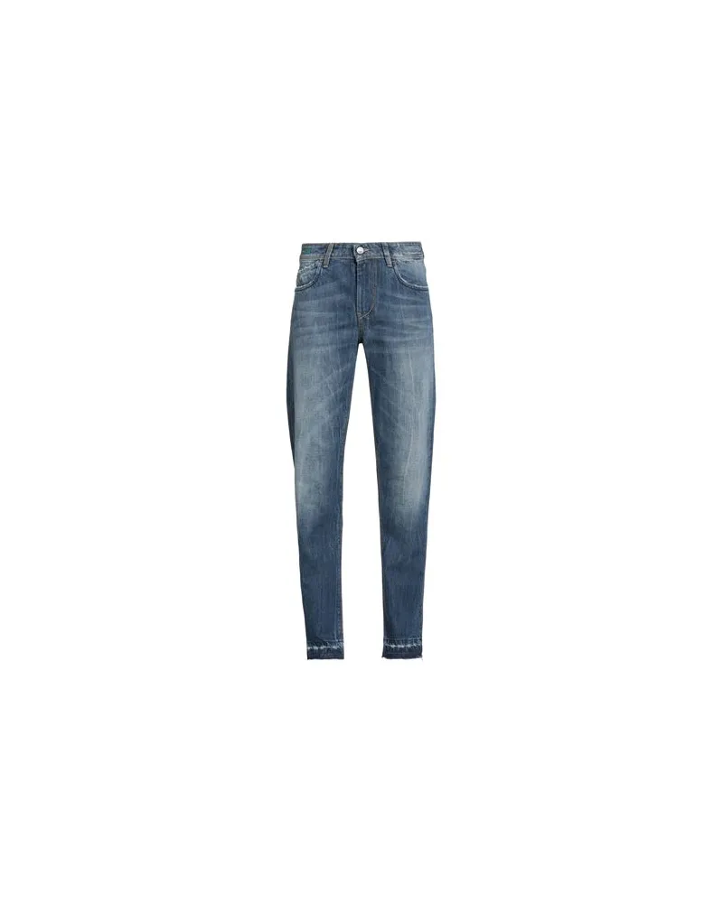Re-HasH HOSEN & RÖCKE - Jeanshosenauf YOOX.COM Blau