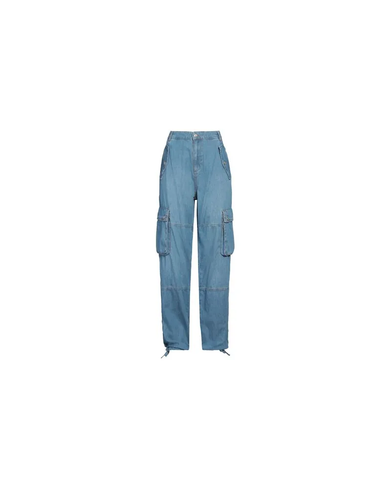 Moschino HOSEN & RÖCKE - Jeanshosenauf YOOX.COM Blau