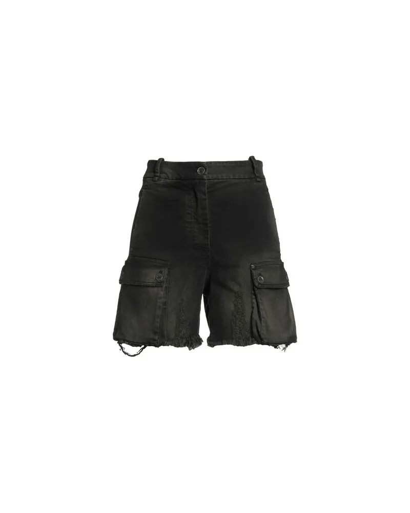 Masnada HOSEN & RÖCKE - Jeansshortsauf YOOX.COM Schwarz