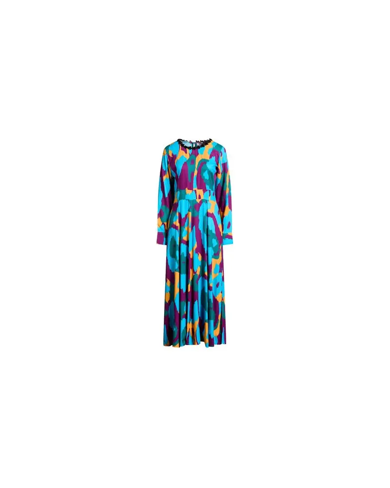 Connor & Blake KLEIDER - Maxi-Kleiderauf YOOX.COM Azurblau