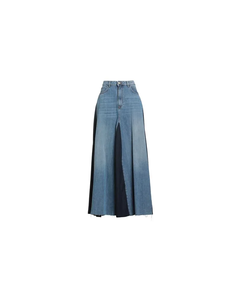 Manila Grace HOSEN & RÖCKE - Jeansröckeauf YOOX.COM Blau