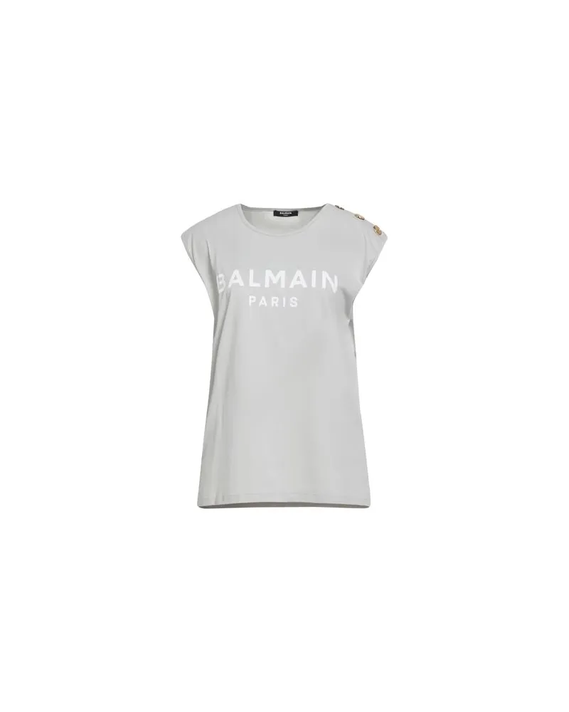 Balmain TOPS - T-shirtsauf YOOX.COM Hellgrau