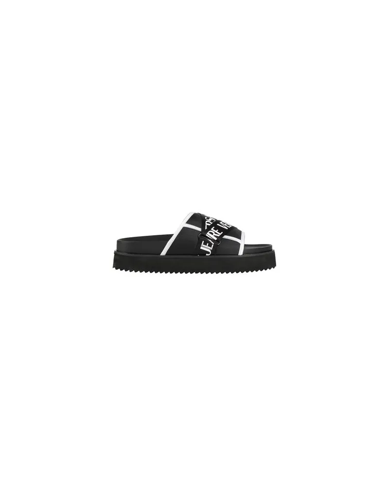 Versace Jeans SCHUHE - Sandalenauf YOOX.COM Schwarz