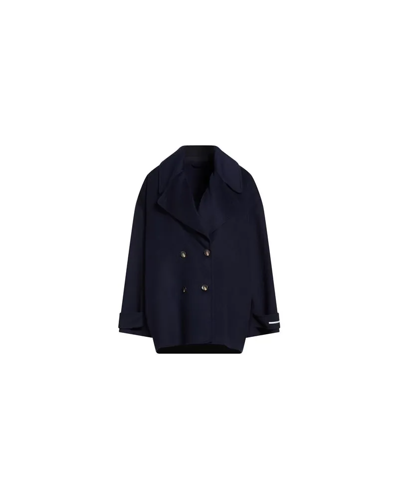 MARELLA JACKEN & MÄNTEL - Mäntelauf YOOX.COM Marineblau