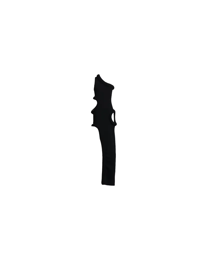 OFF-WHITE KLEIDER - Maxi-Kleiderauf YOOX.COM Schwarz
