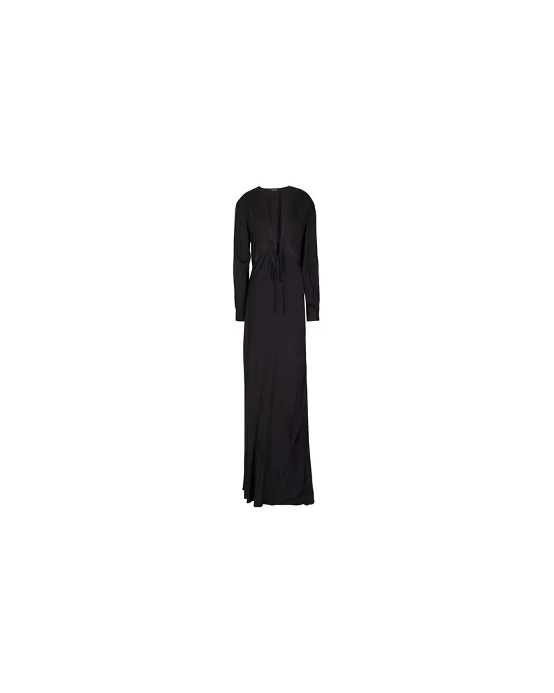 8 by Yoox CUT-OUT MAXI DRESS  - KLEIDER - Maxi-Kleiderauf YOOX.COM Schwarz