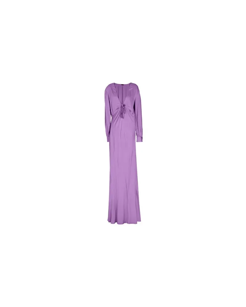 8 by Yoox CUT-OUT MAXI DRESS  - KLEIDER - Maxi-Kleiderauf YOOX.COM Violett