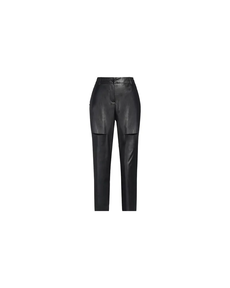 PLAN C HOSEN & RÖCKE - Hosenauf YOOX.COM Schwarz
