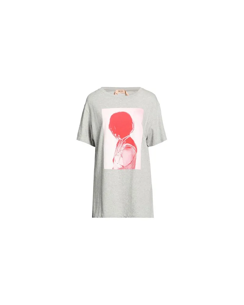 N° 21 TOPS - T-shirtsauf YOOX.COM Hellgrau