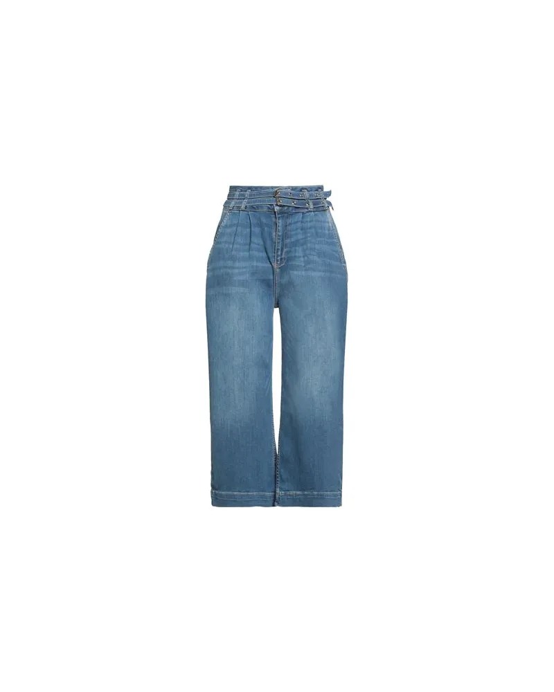 Fracomina COLLECTION - HOSEN & RÖCKE - Jeanshosenauf YOOX.COM Blau