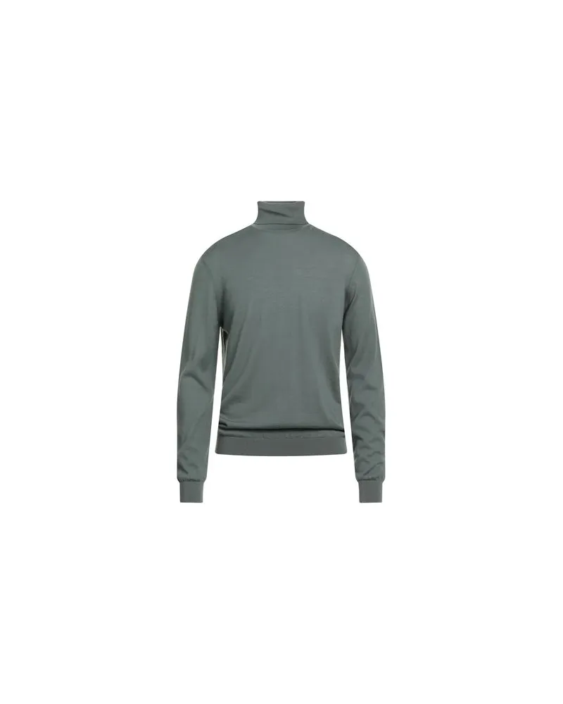 Daniele Fiesoli SELEZIONE - STRICKWAREN - Rollkragenpulloverauf YOOX.COM Dunkelgrün