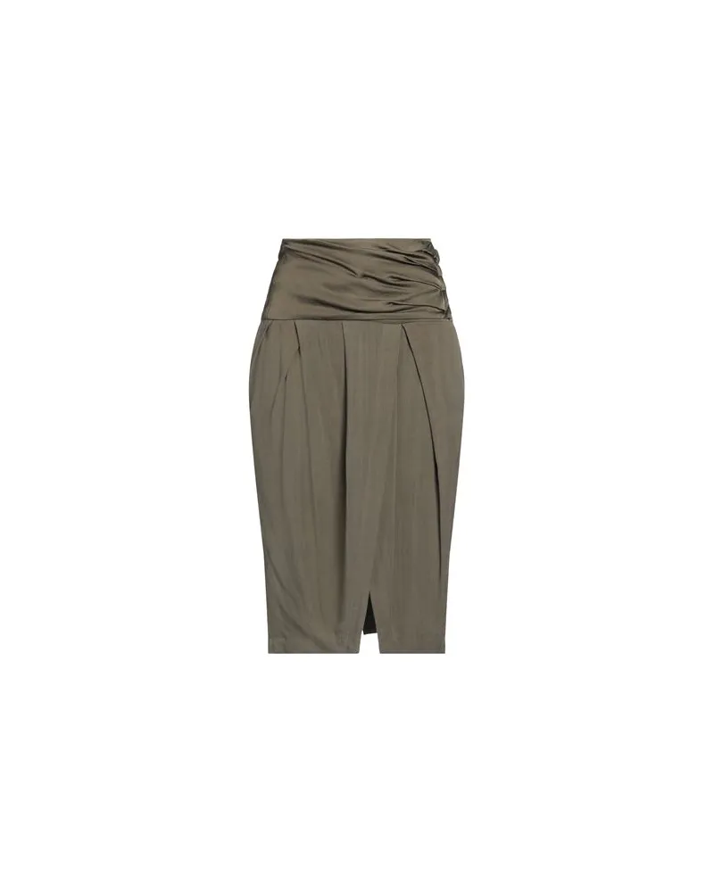 Alessia Santi HOSEN & RÖCKE - Midi-Röckeauf YOOX.COM Militärgrün