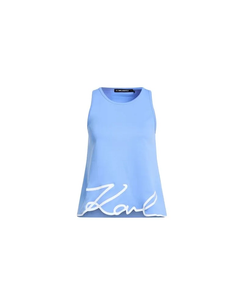 Karl Lagerfeld TOPS - Tank Topsauf YOOX.COM Hellblau