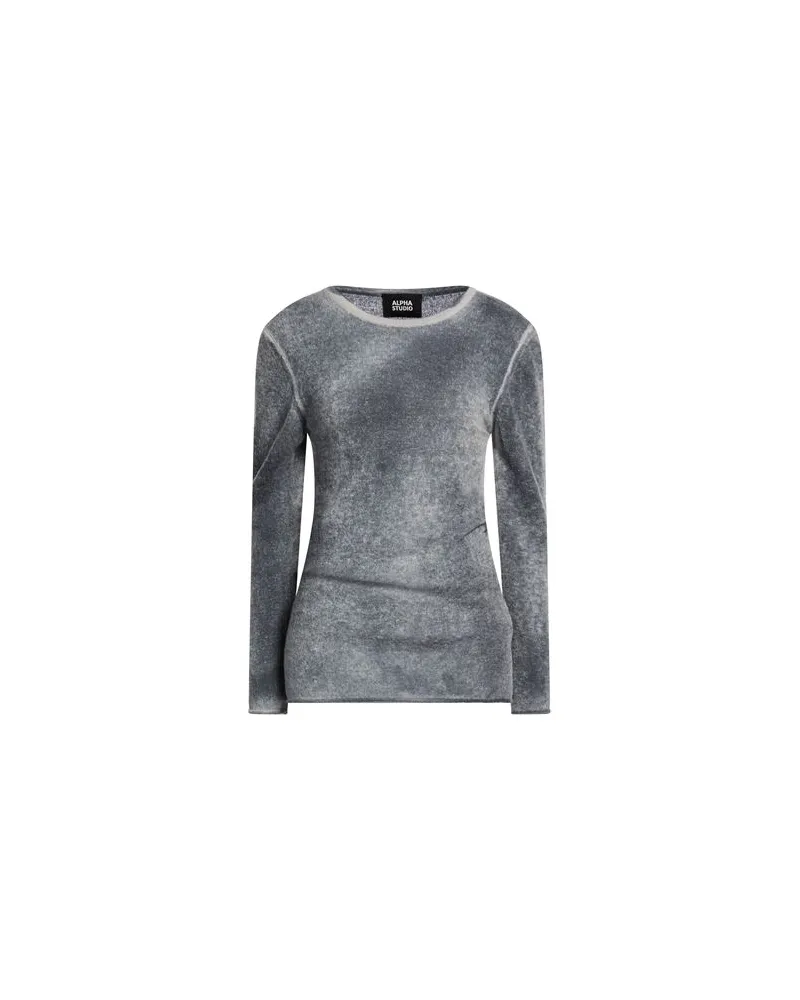 Alpha Studio STRICKWAREN - Pulloverauf YOOX.COM Grau