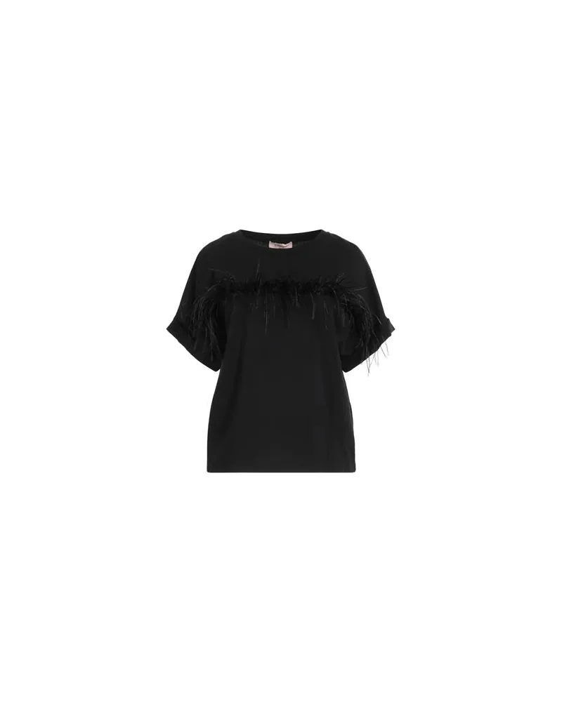 Twin-Set TOPS - T-shirtsauf YOOX.COM Schwarz