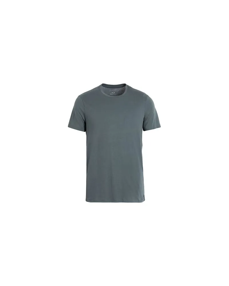 Armani Exchange TOPS - T-shirtsauf YOOX.COM Taubenblau
