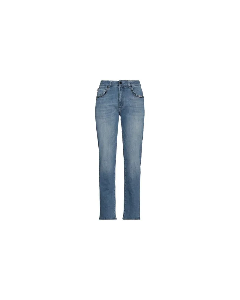 Moschino HOSEN & RÖCKE - Jeanshosenauf YOOX.COM Blau