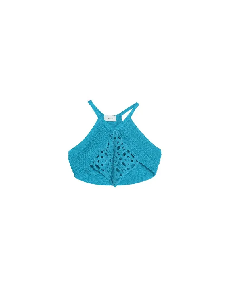 VICOLO TOPS - Topsauf YOOX.COM Azurblau