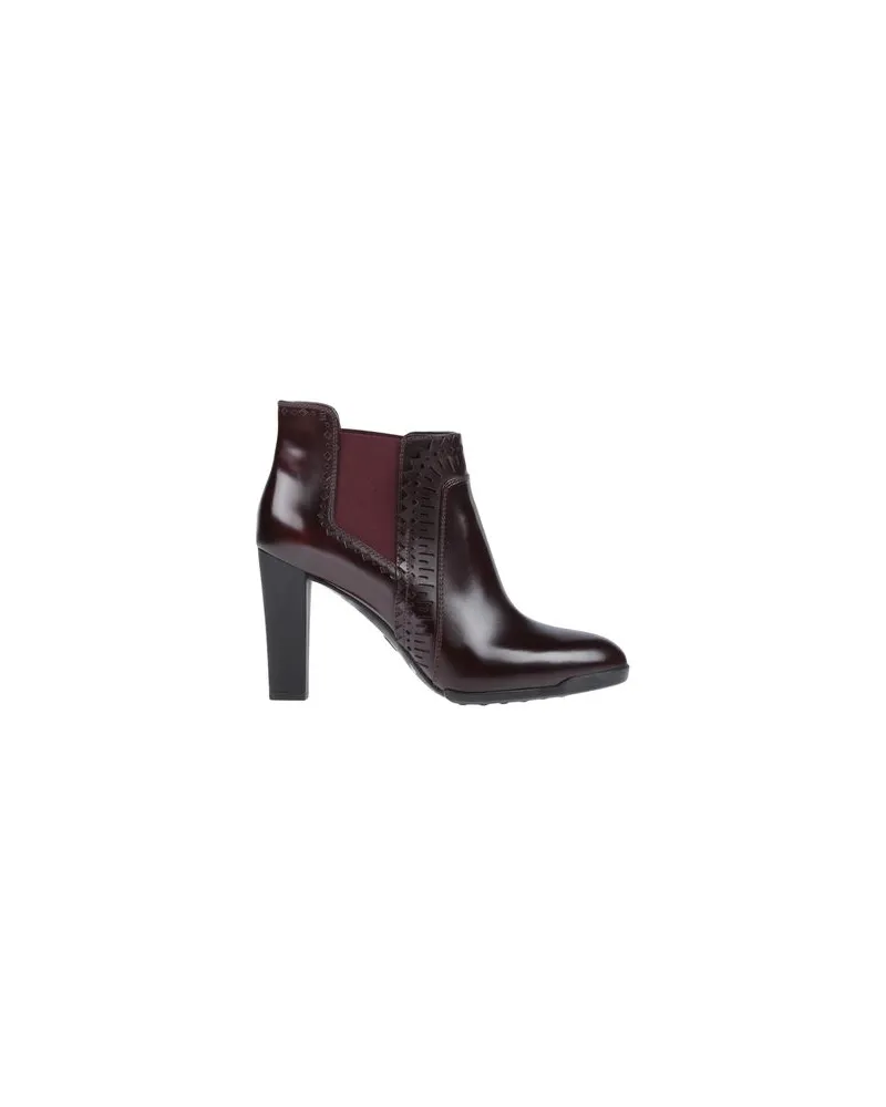 TOD'S SCHUHE - Stiefelettenauf YOOX.COM Dunkelbraun