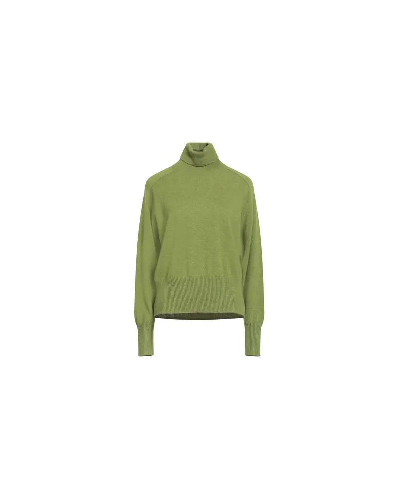 Majestic STRICKWAREN - Rollkragenpulloverauf YOOX.COM Limettengrün