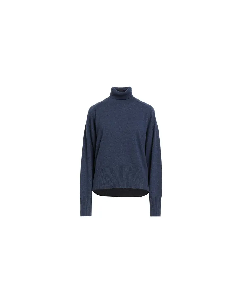 Majestic STRICKWAREN - Rollkragenpulloverauf YOOX.COM Marineblau