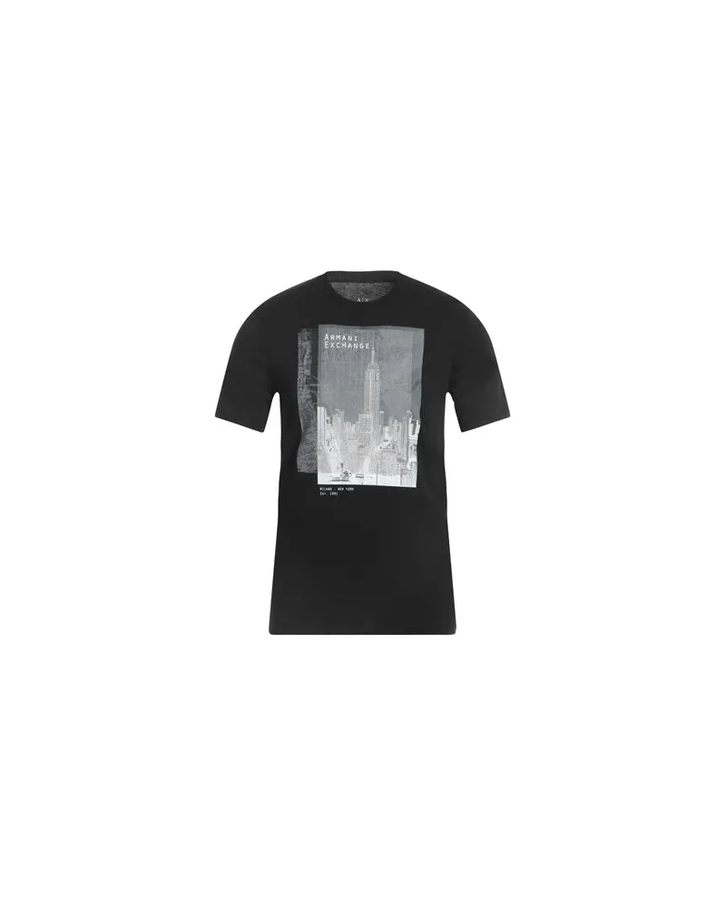 Armani Exchange TOPS - T-shirtsauf YOOX.COM Schwarz