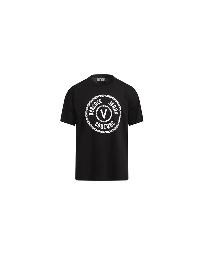 Versace Jeans TOPS - T-shirtsauf YOOX.COM Schwarz