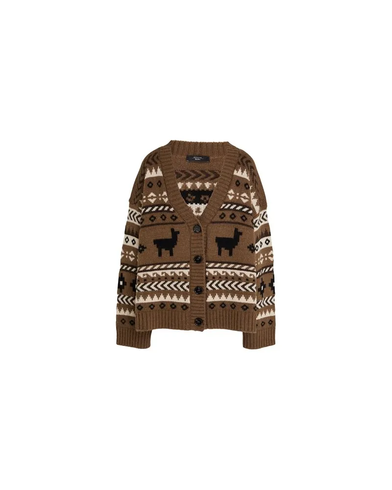 Max Mara STRICKWAREN - Strickjackenauf YOOX.COM Hellbraun