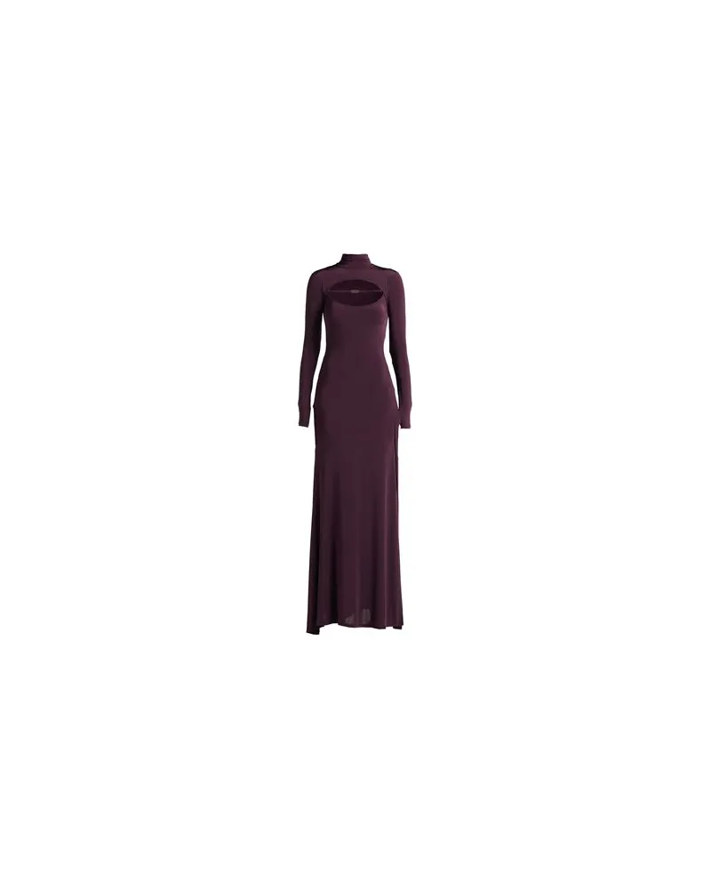 Versace Jeans KLEIDER - Maxi-Kleiderauf YOOX.COM Pflaume