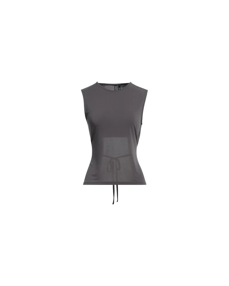 Pieces TOPS - Topsauf YOOX.COM Grau