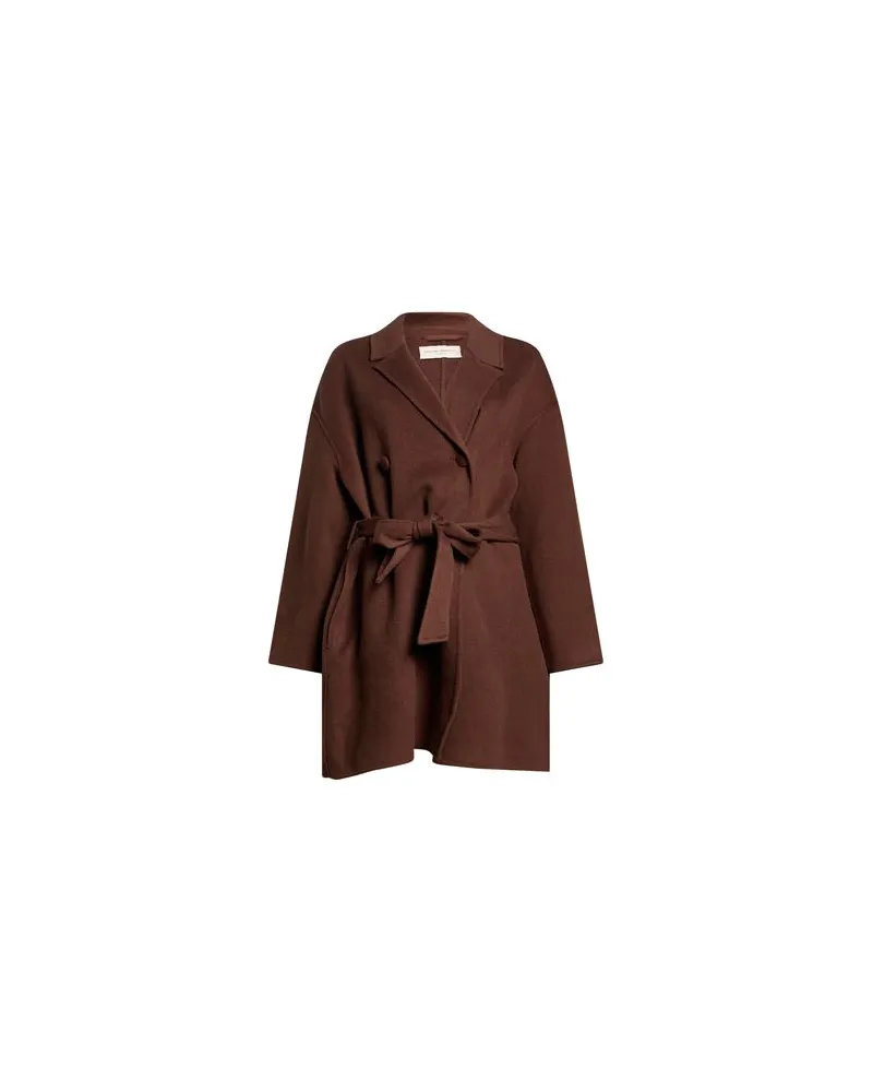 Officine Generale JACKEN & MÄNTEL - Mäntelauf YOOX.COM Schokobraun