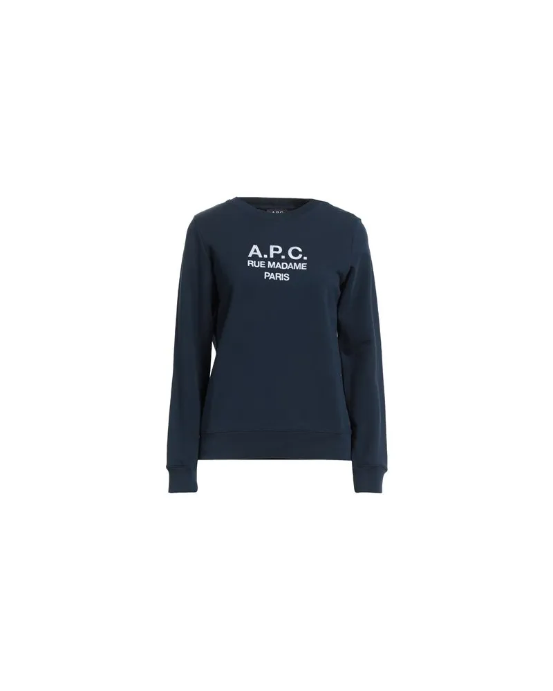 A.P.C. TOPS - Sweatshirtsauf YOOX.COM Marineblau