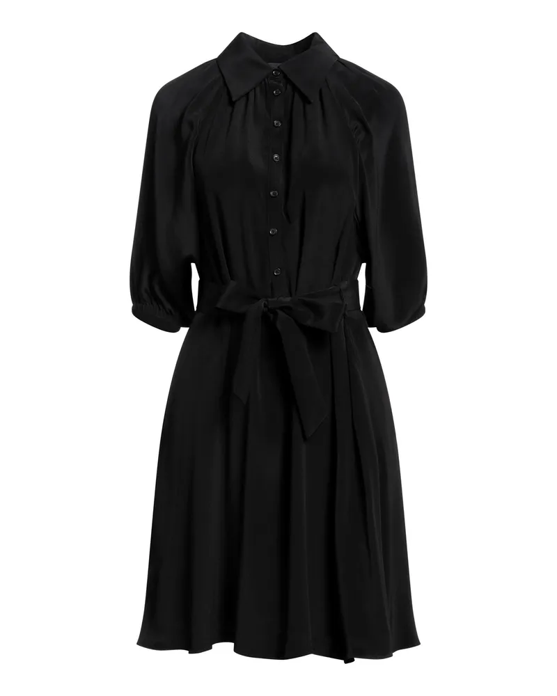 The Kooples Midi-Kleid Schwarz