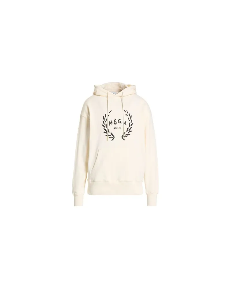 MSGM TOPS - Sweatshirtsauf YOOX.COM Cremeweiß
