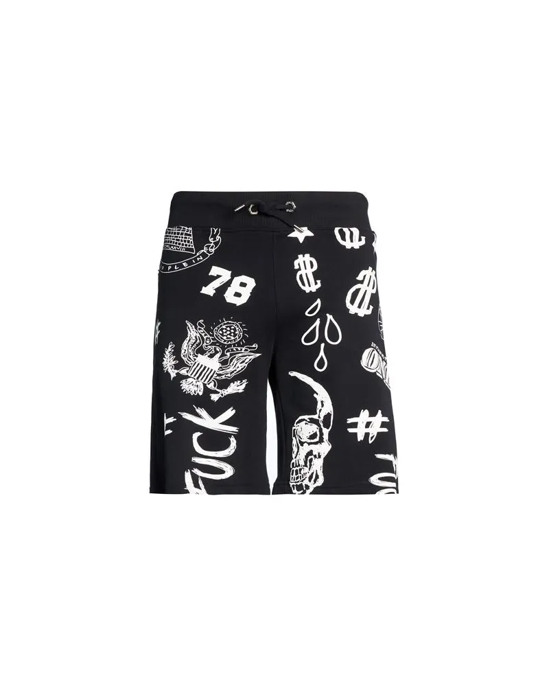 Philipp Plein HOSEN & RÖCKE - Shorts & Bermudashortsauf YOOX.COM Schwarz