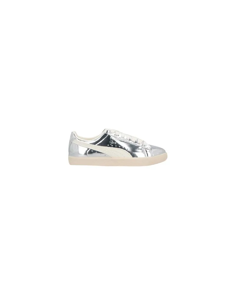 Puma CLYDE - SCHUHE - Sneakersauf YOOX.COM Silber