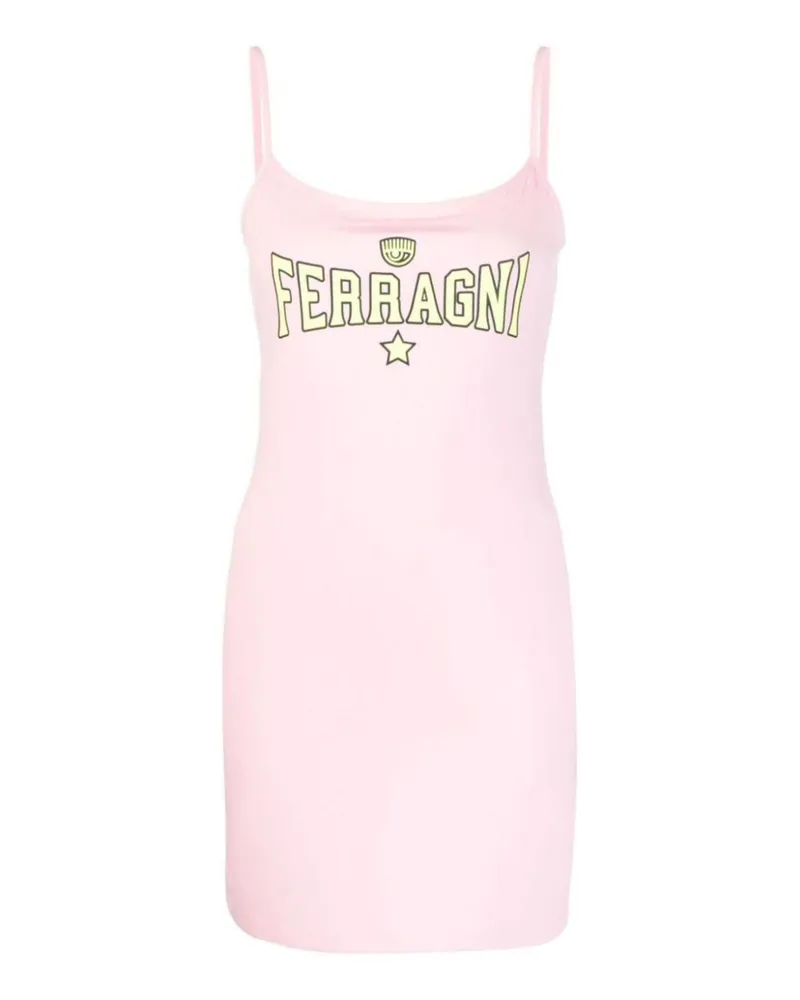 Chiara Ferragni Mini-Kleid Hellrosa