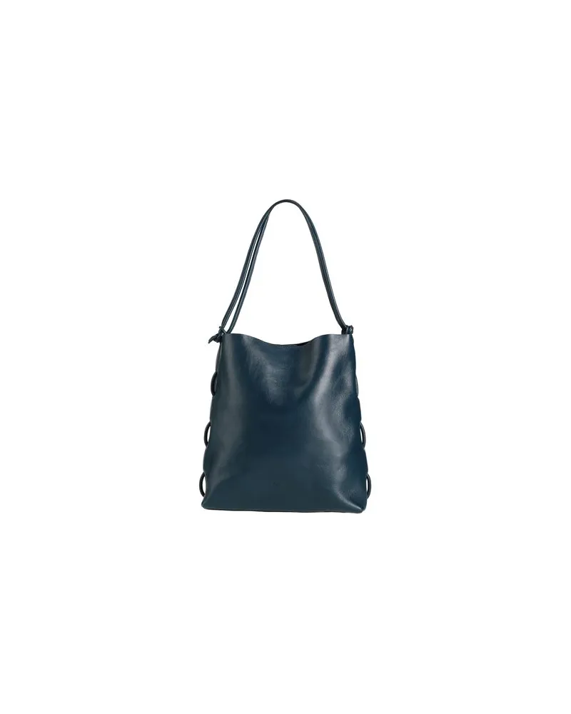IL BISONTE TASCHEN - Schultertaschenauf YOOX.COM Nachtblau