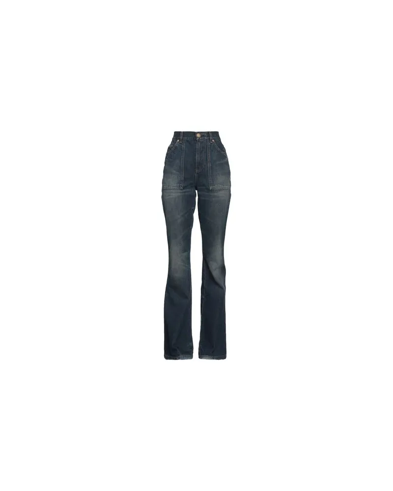 Balmain HOSEN & RÖCKE - Jeanshosenauf YOOX.COM Blau